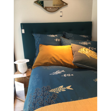 Tete De Lit Boutonnee Pour Literie De 90 A 140 H126/L140