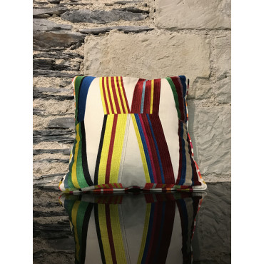 Coussin Brodee Geometrique Pierre Frey 40/40 2