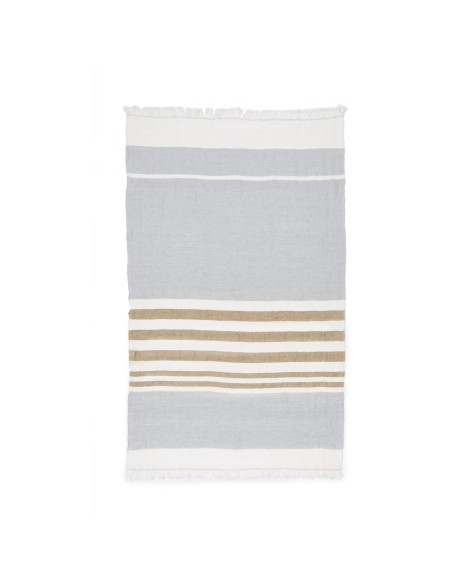 Foutah Ash Stripe Gris/Sable 110/180
