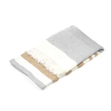 Foutah Ash Stripe Gris/Sable 110/180