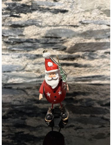 Accessoire Salon Ressort Pere Noel Bonhomme De...
