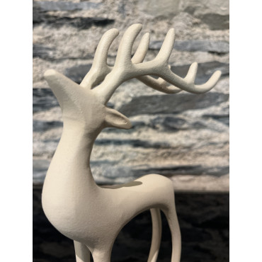 Accessoire Salon Cerf Debout Creme 15/4/25 2