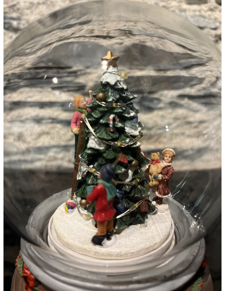 Accessoire Salon Boite A Musique Magic Chrismas Tree Noel 12/12/16