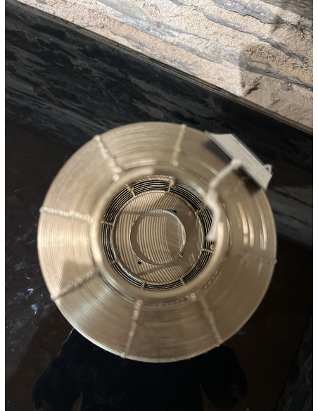 Objet Deco Sapin Metal Or Clair D25/35
