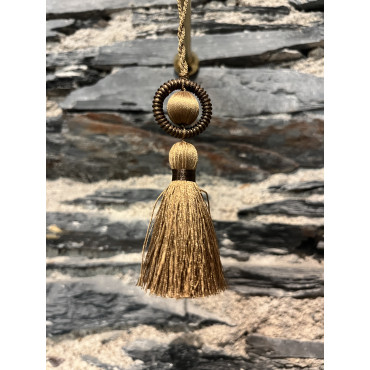 Accessoire Salon Gland De Clef Marron