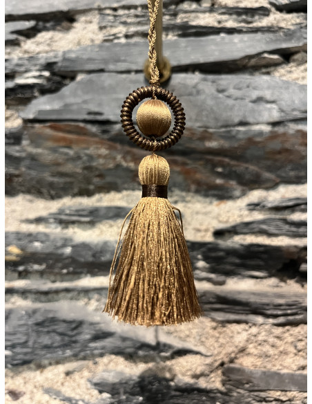 Accessoire Salon Gland De Clef Marron