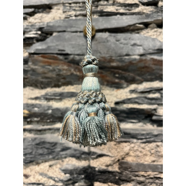 Accessoire Salon Gland De Clef Classique Court Bleu Ciel