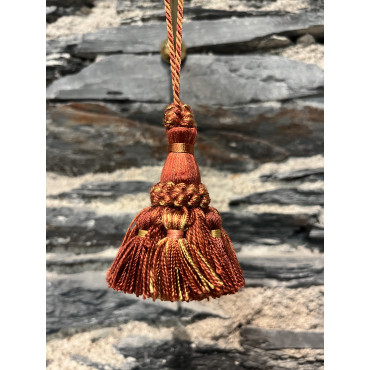 Accessoire Salon Gland De Clef Classique Court Rouille