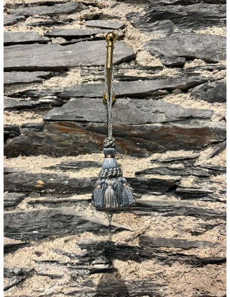 Accessoire Salon Gland De Clef Classique Court Bleu