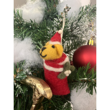 Accessoire Salon Chausette Chien Noel