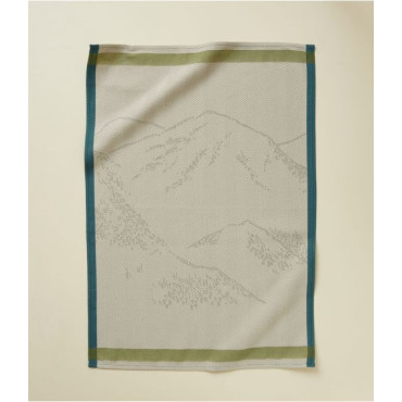 Torchon Jacquard Grandeur Nature Kaki