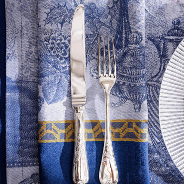 Serviette De Table Festin Cristal Blue 55/55
