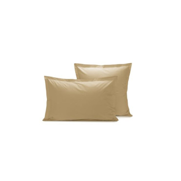 Taie Percale Beige Ble 40/60