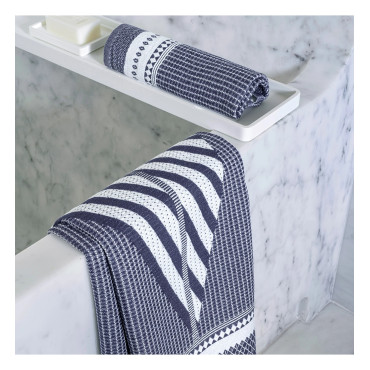 Serviette De Toilette Bathclub Ecume Marine 50/100