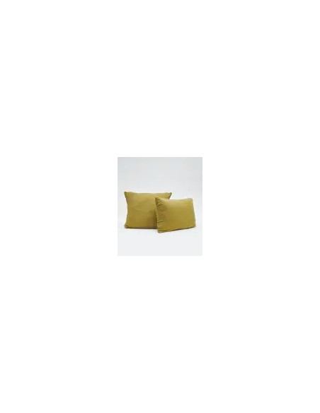 Taie Gaze De Coton Vert Lichen 50/70