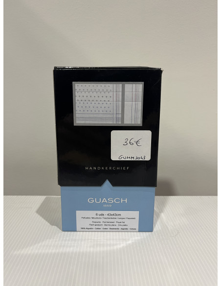 Mouchoir En Tissu Boite De 6 43/43