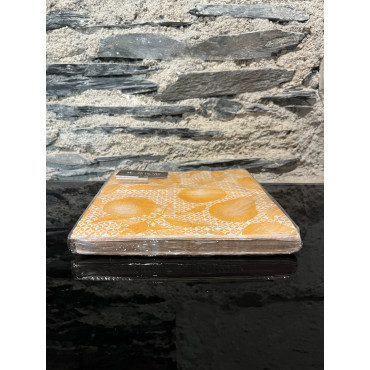 Serviette de table arriere pays melon papier