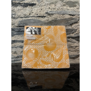 Serviette de table arriere pays melon papier 2