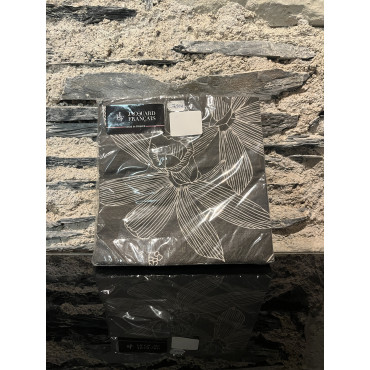 Serviette de table slow life carbon  papier maxi