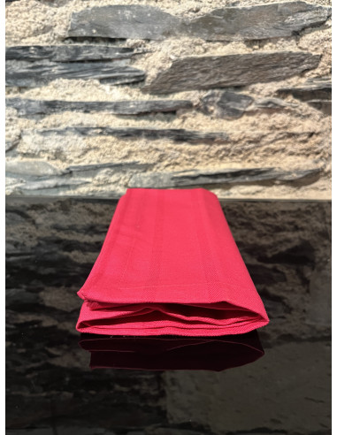 Serviette de table framboise x1