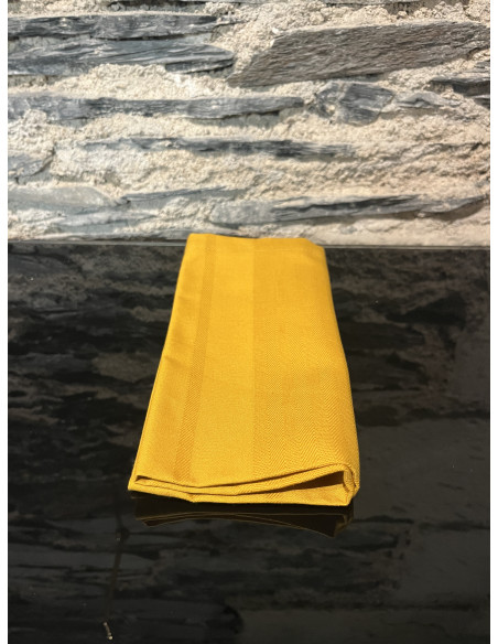 Serviette de table curry x1