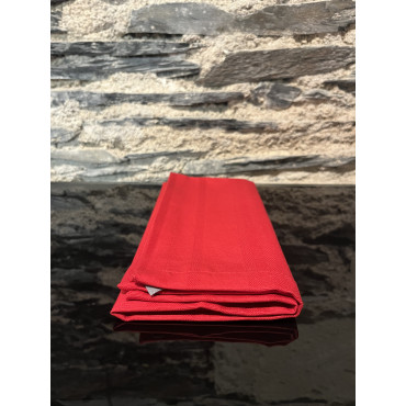 Serviette de table cerise x1
