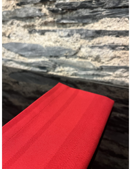 Serviette de table cerise x1