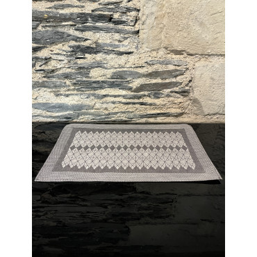 Set de table rectangle club ligne noir 2