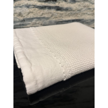 Torchon Nid D'Abeille Blanc Coton 50/85