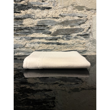 Torchon Nid D'Abeille Blanc Coton 50/85 2