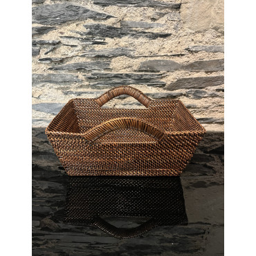 Panier rectangle anse