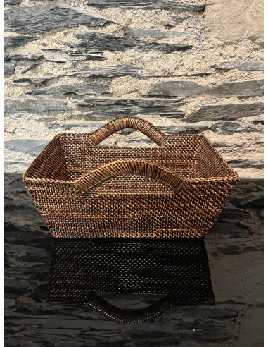 Panier rectangle anse
