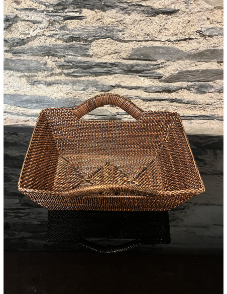 Panier rectangle anse