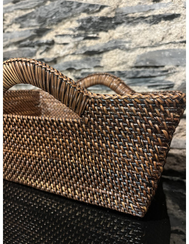Panier rectangle anse