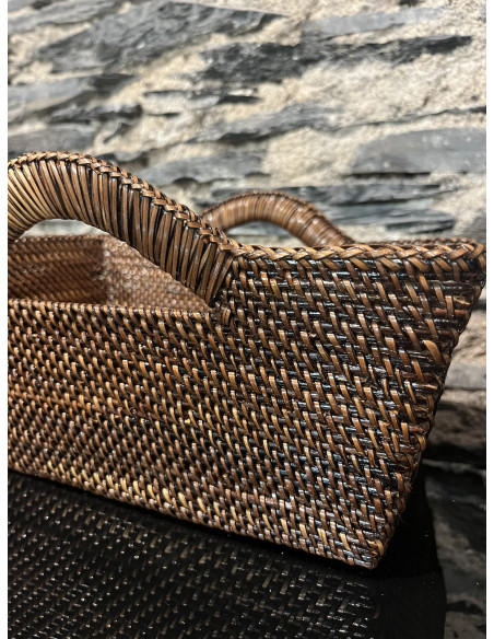 Panier rectangle anse