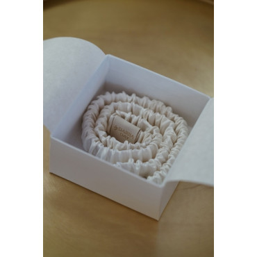 Bandeau cheveux silk powder white 2