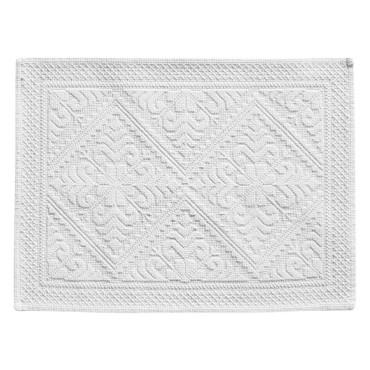 Tapis De Bain Enzo Neige 54/110
