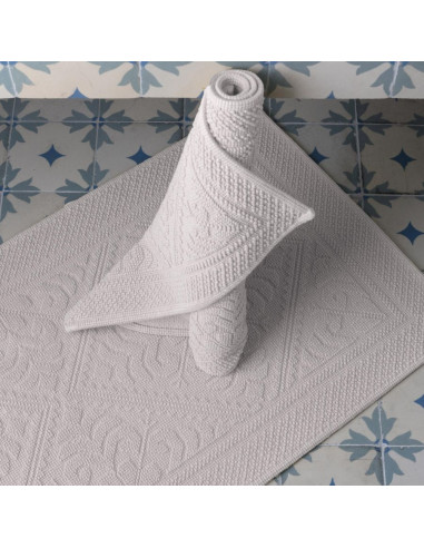 Tapis De Bain Enzo Neige 54/110