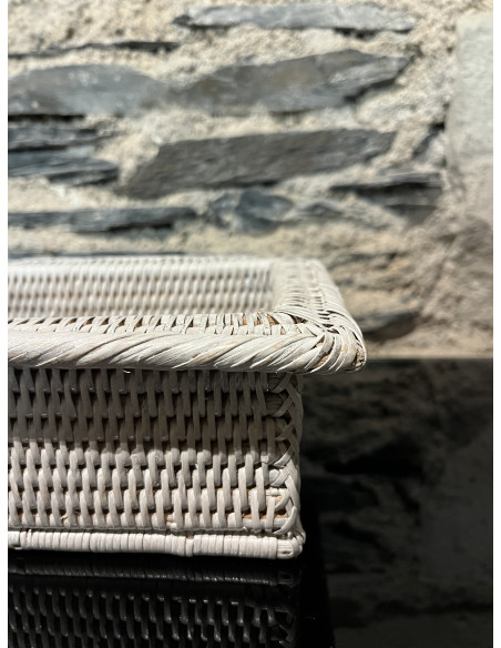 Corbeille rebord rectangle