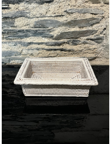Corbeille rebord rectangle