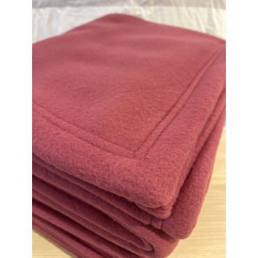 Couverture Polaire Prune 180/220 2
