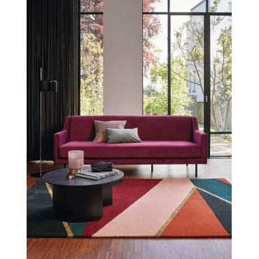 Tapis sahara burgundi  170/240 2