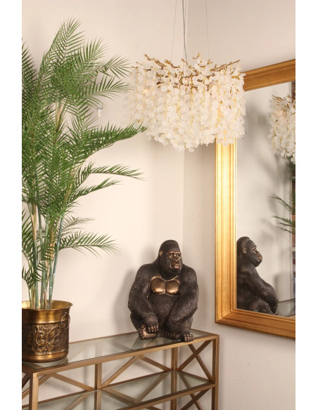 Suspension Pampille Or Verre 60