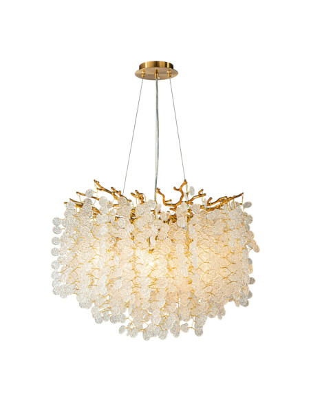 Suspension Pampille Or Verre 60