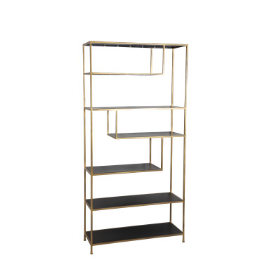 Mobilier ylaya noir mat or   100/35/203 6737985 2