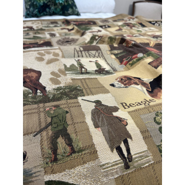 Plaid chasse tapisserie 2