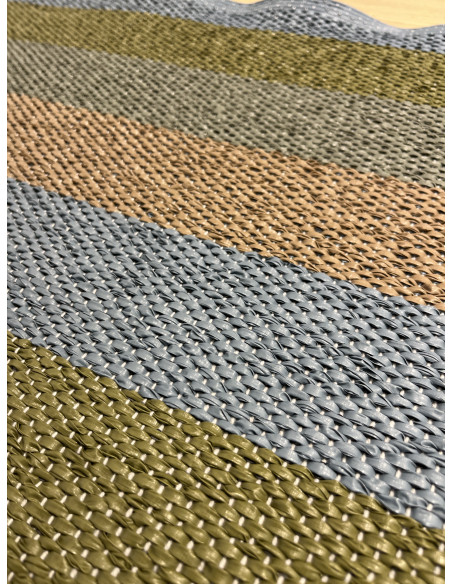 Tapis Plastic Graphite Green 70/50