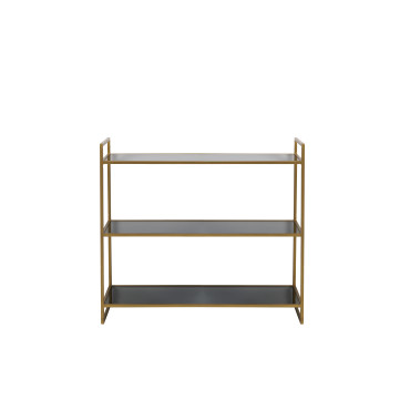 Mobilier cabinet mariki verre 3 etages  100/40/90 2