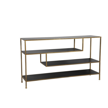 Mobilier Ylaya Noir Mat Or 140/35/80 6738085
