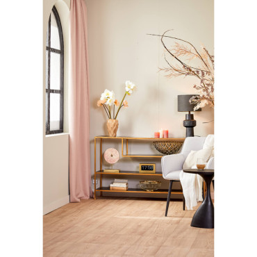 Mobilier Ylaya Noir Mat Or 140/35/80 6738085 2
